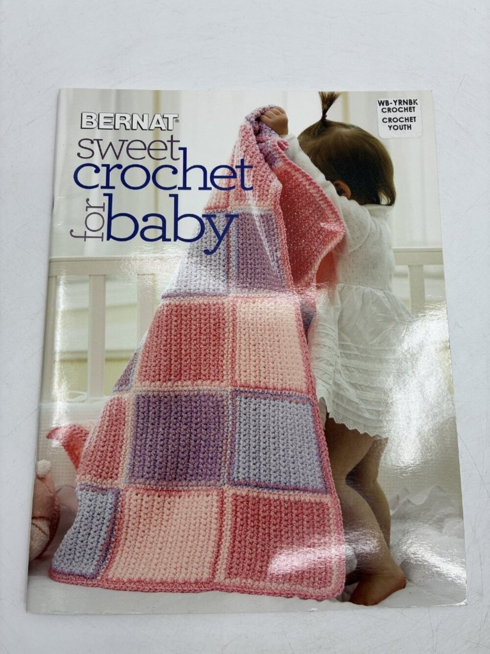 Bernat Sweet Crochet for Baby Pattern Book Blankets Toys Booties Dress Yarn Book